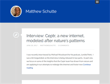 Tablet Screenshot of matthewschutte.com